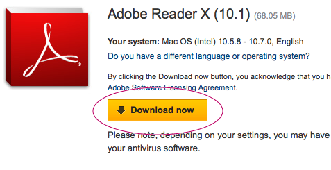 Acrobat Reader Download Mac 10.6.8